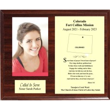 LDS Missionary Plaque