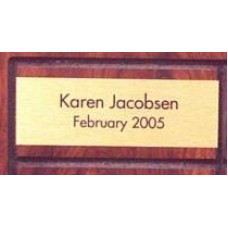 Individual Name Plate 1X3