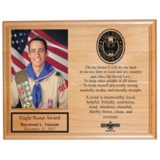 Eagle Scout award plaque 8X10